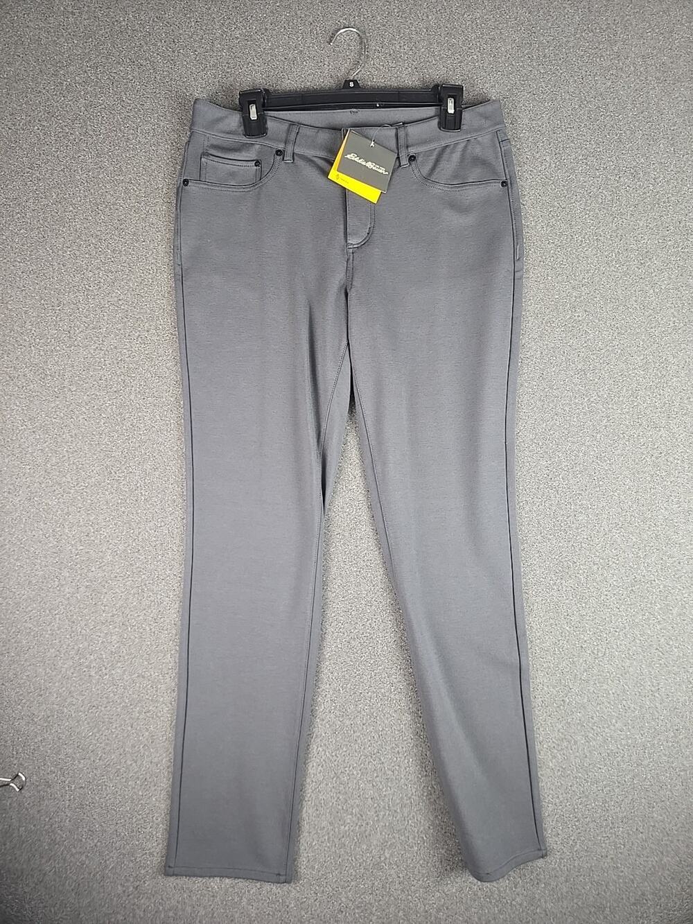 Eddie Bauer Pants Womens 12 Grey Travex Five Pocket